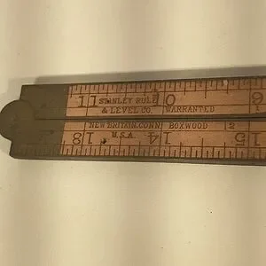 Stanley | Other | Antique Wood Brass Folding Ruler Stanley 62 24 | Poshmark